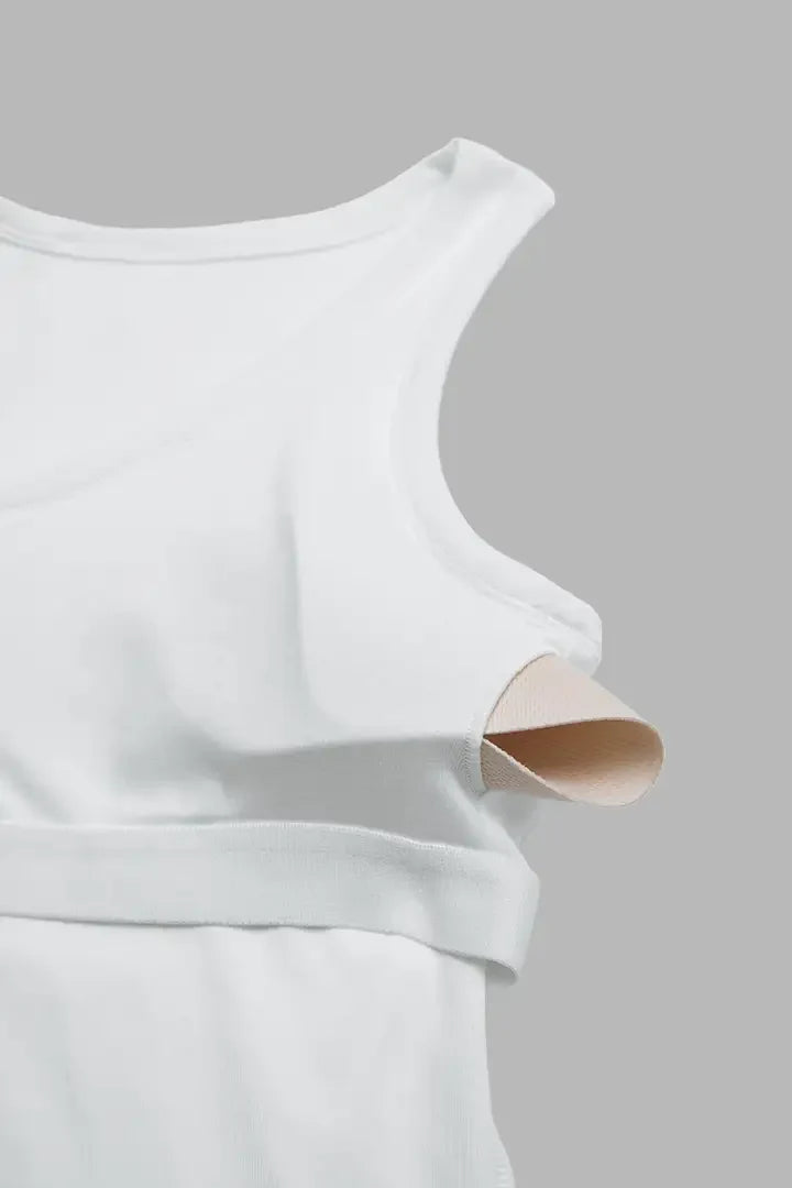 Built In Deep V Neck Sports Bra