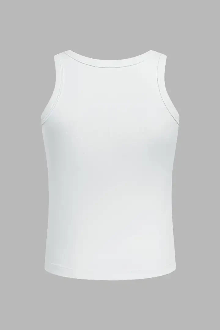 Built In Deep V Neck Sports Bra