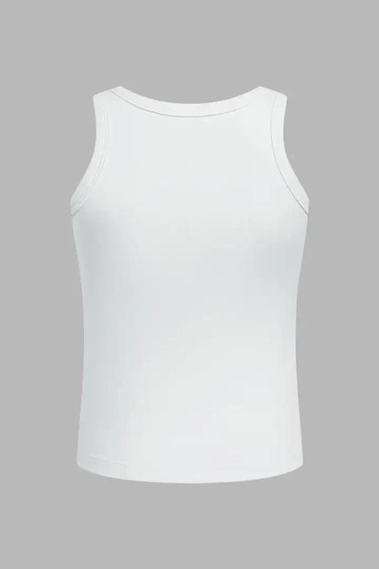 Built In Deep V Neck Sports Bra