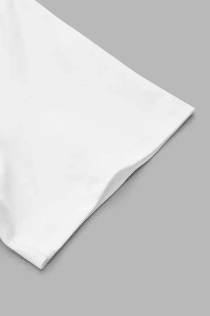 Solid V Neck Short Sleeve T-Shirt